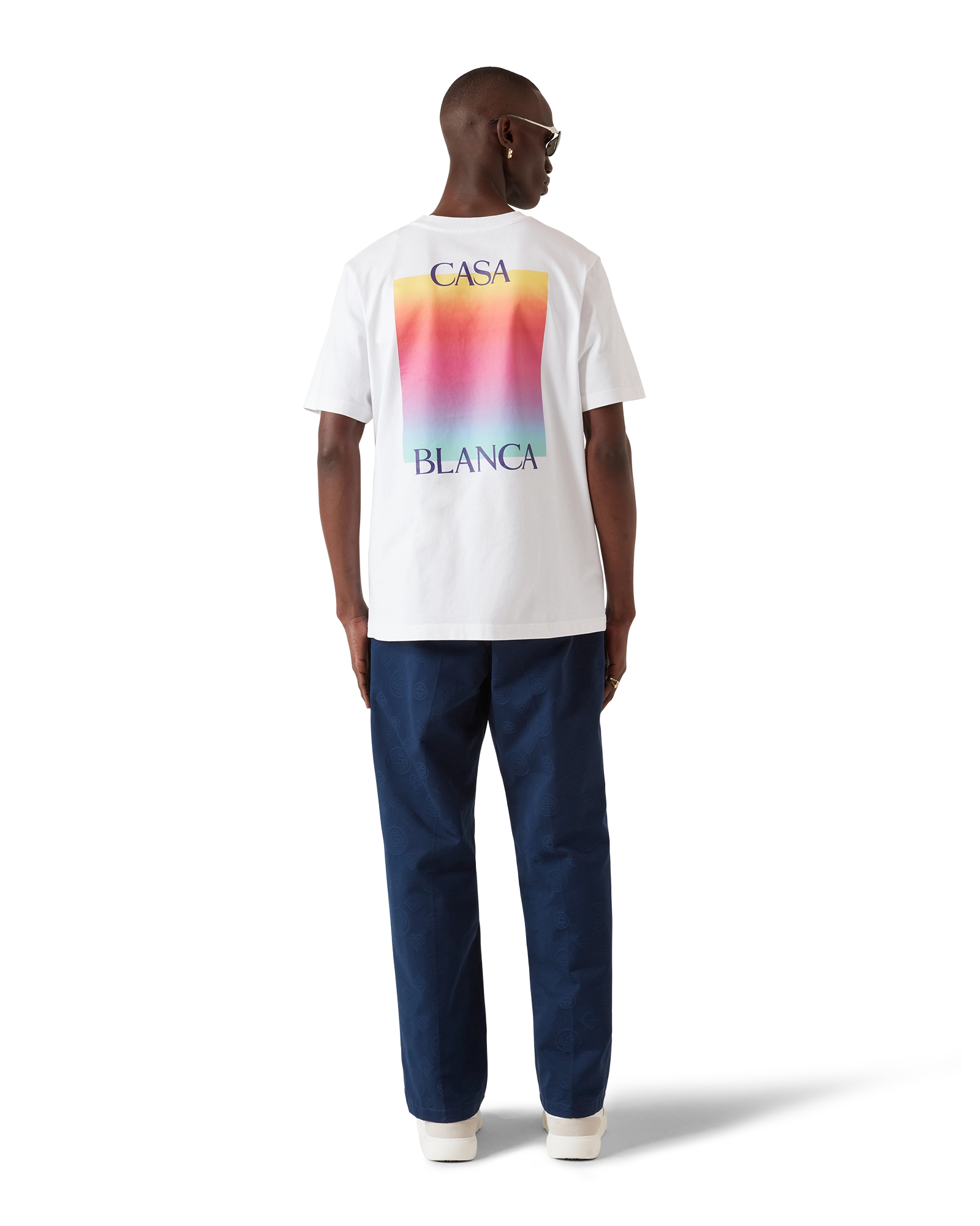 Gradient Square Logo Short Sleeve T-Shirt