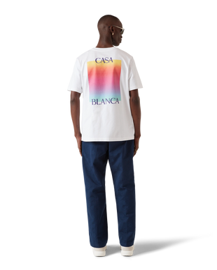 Gradient Square Logo Short Sleeve T-Shirt