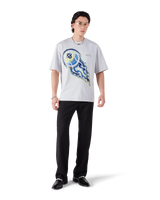 Flaming Tennis Ball Oversized Short Sleeve T-Shirt