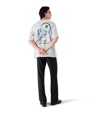 Flaming Tennis Ball Oversized Short Sleeve T-Shirt
