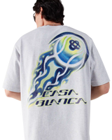 Flaming Tennis Ball Oversized Short Sleeve T-Shirt
