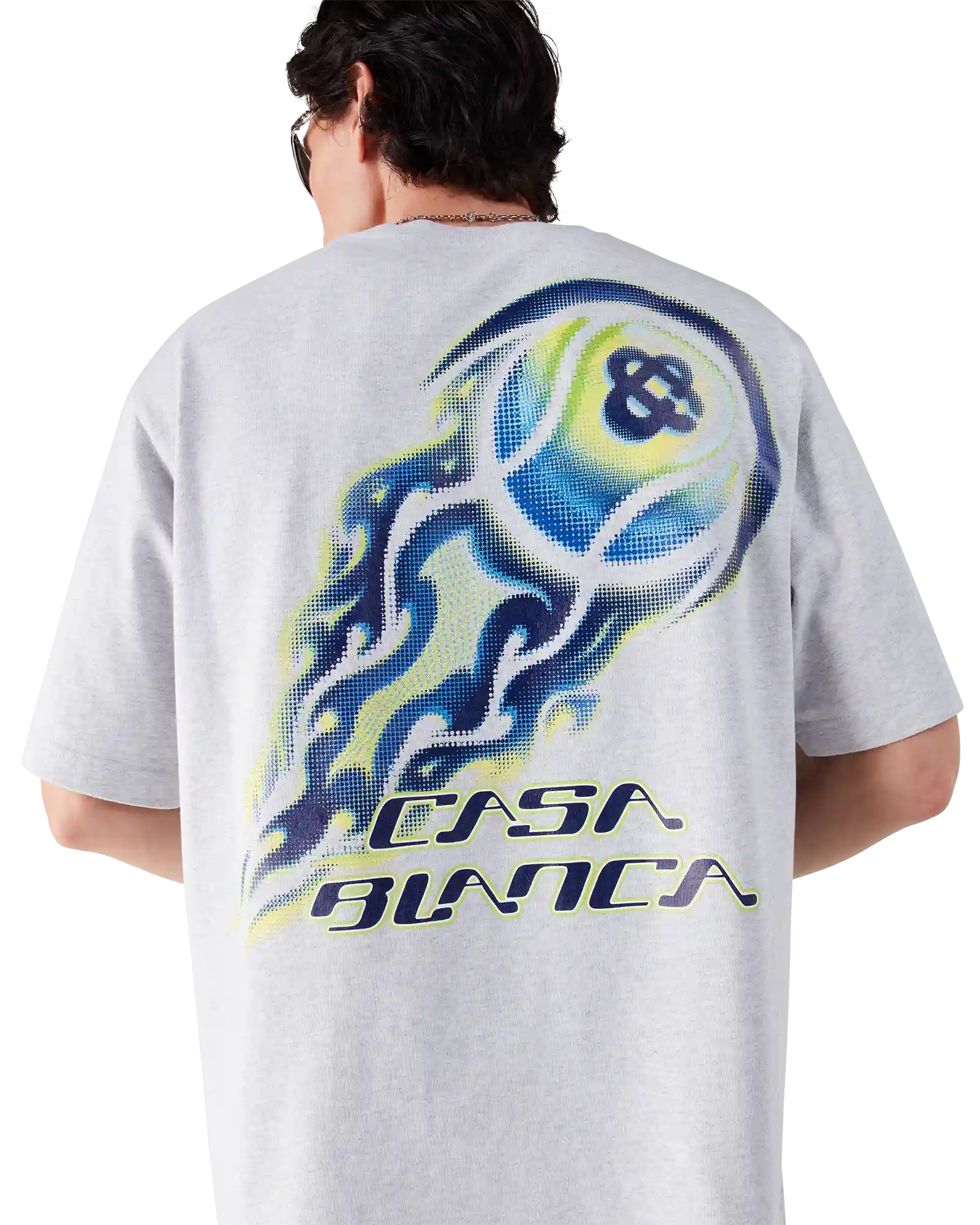 Flaming Tennis Ball Oversized Short Sleeve T-Shirt