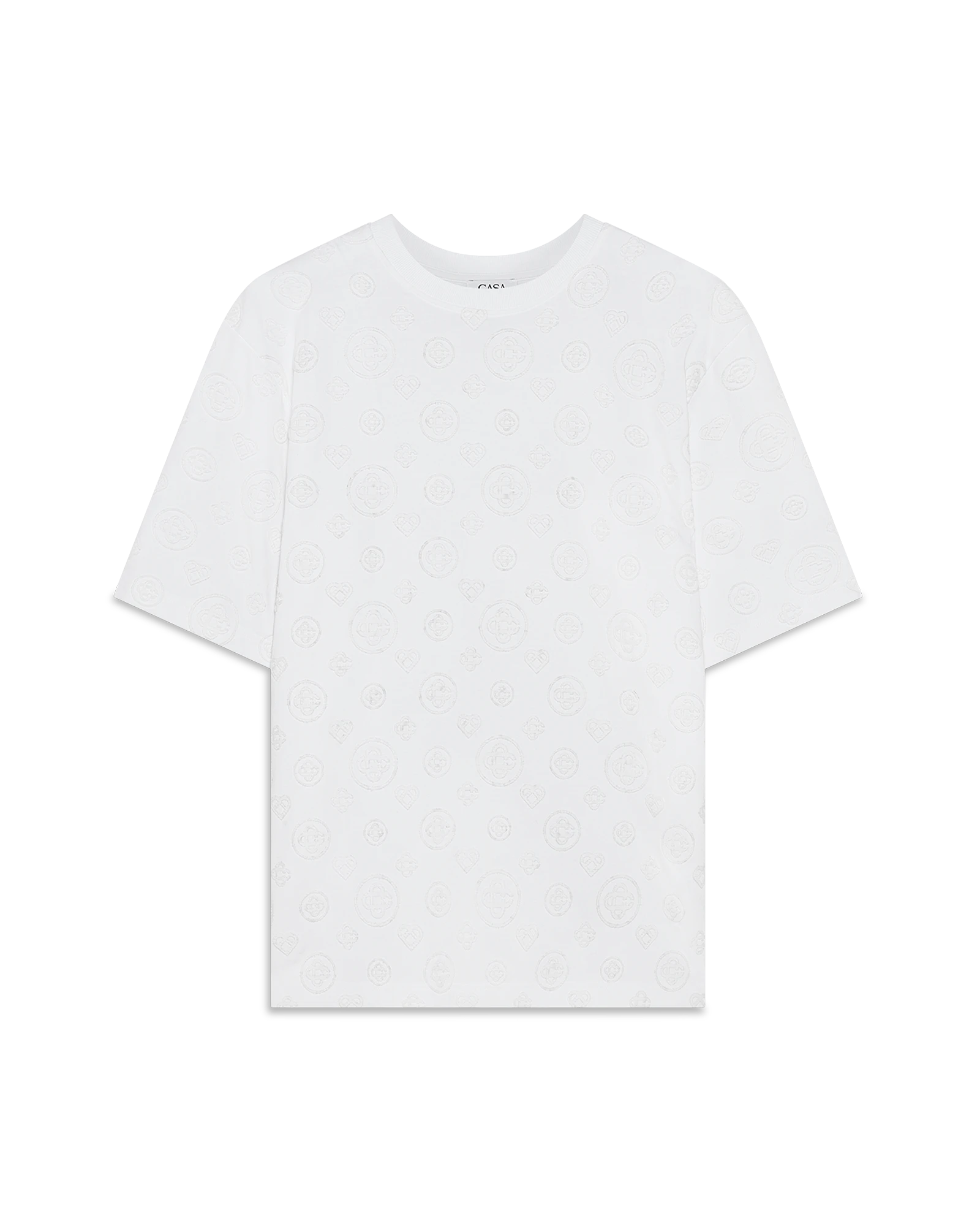 Applique Monogram Oversized Short Sleeve T-Shirt