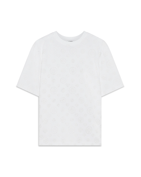 Applique Monogram Oversized Short Sleeve T-shirt – Casablanca