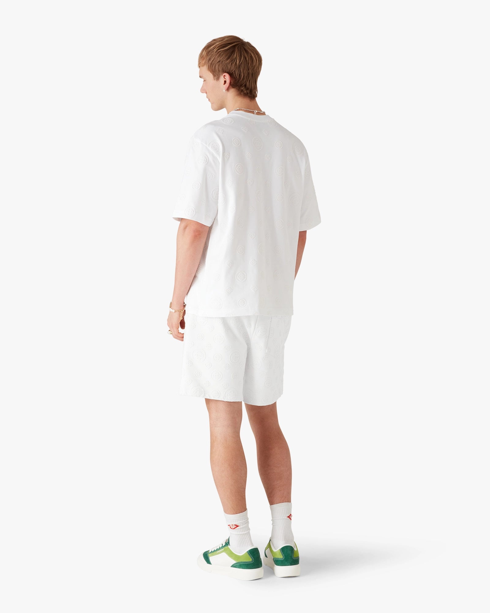 Applique Monogram Oversized Short Sleeve T-Shirt