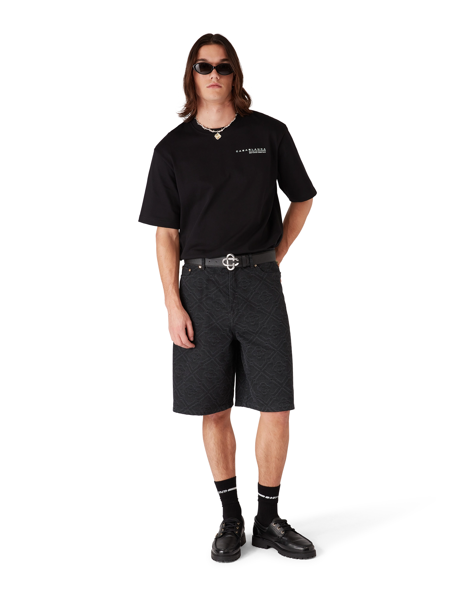 Glitch Orchid Oversized Short Sleeve T-Shirt