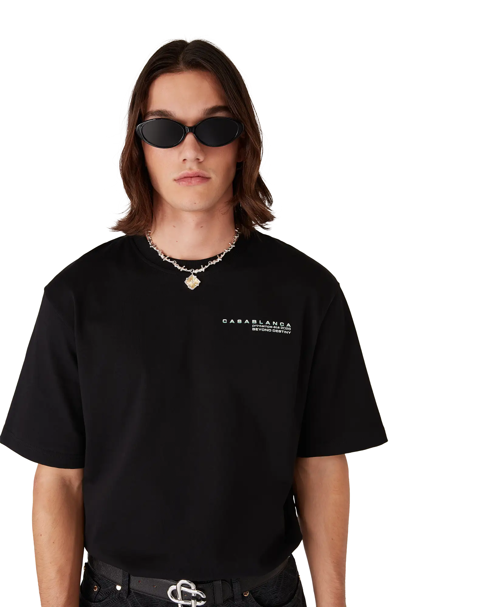 Glitch Orchid Oversized Short Sleeve T-Shirt