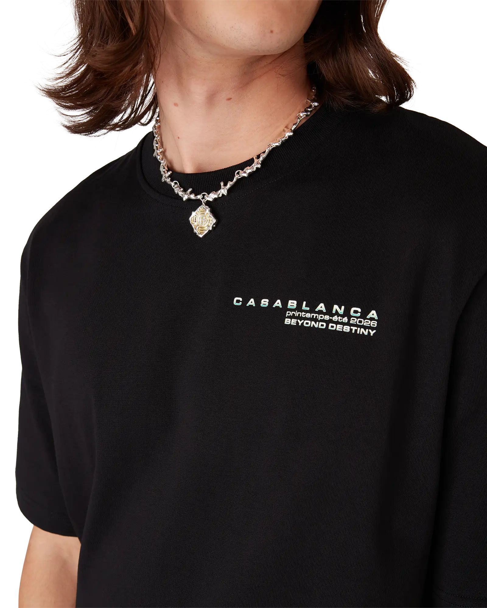 Glitch Orchid Oversized Short Sleeve T-Shirt