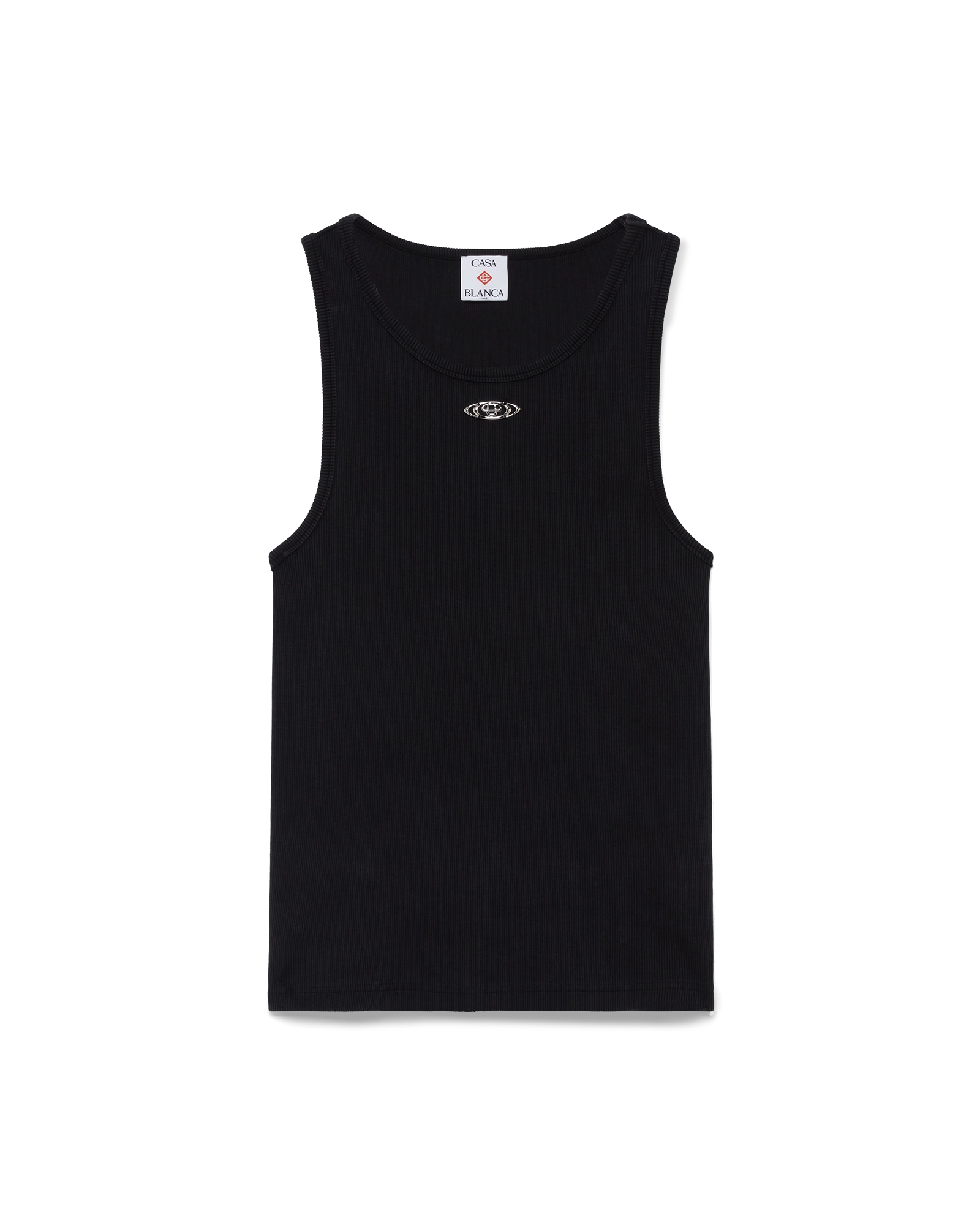 Faded Ribbed Tank Top