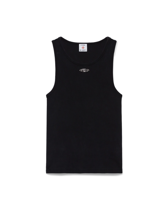 Faded Ribbed Tank Top