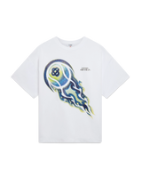 Flaming Tennis Ball Short Sleeve T-Shirt