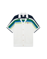 Stripe Short Sleeve Knitted Shirt