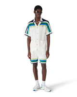 Stripe Short Sleeve Knitted Shirt