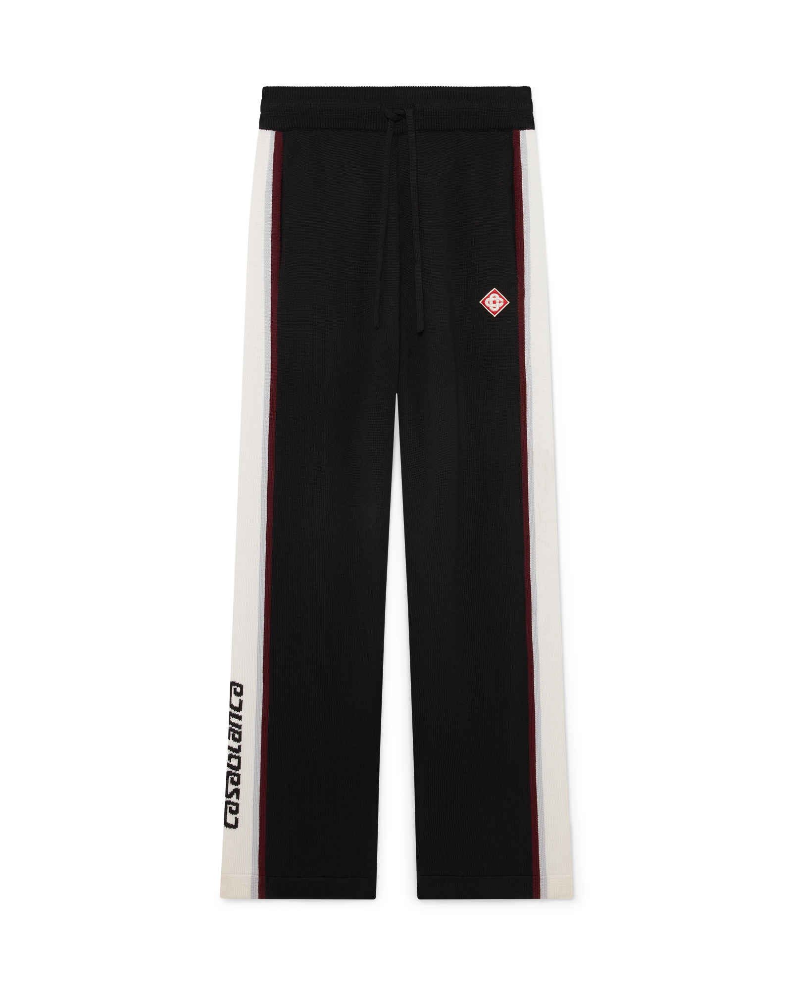 Stripe Merino Knit Trousers