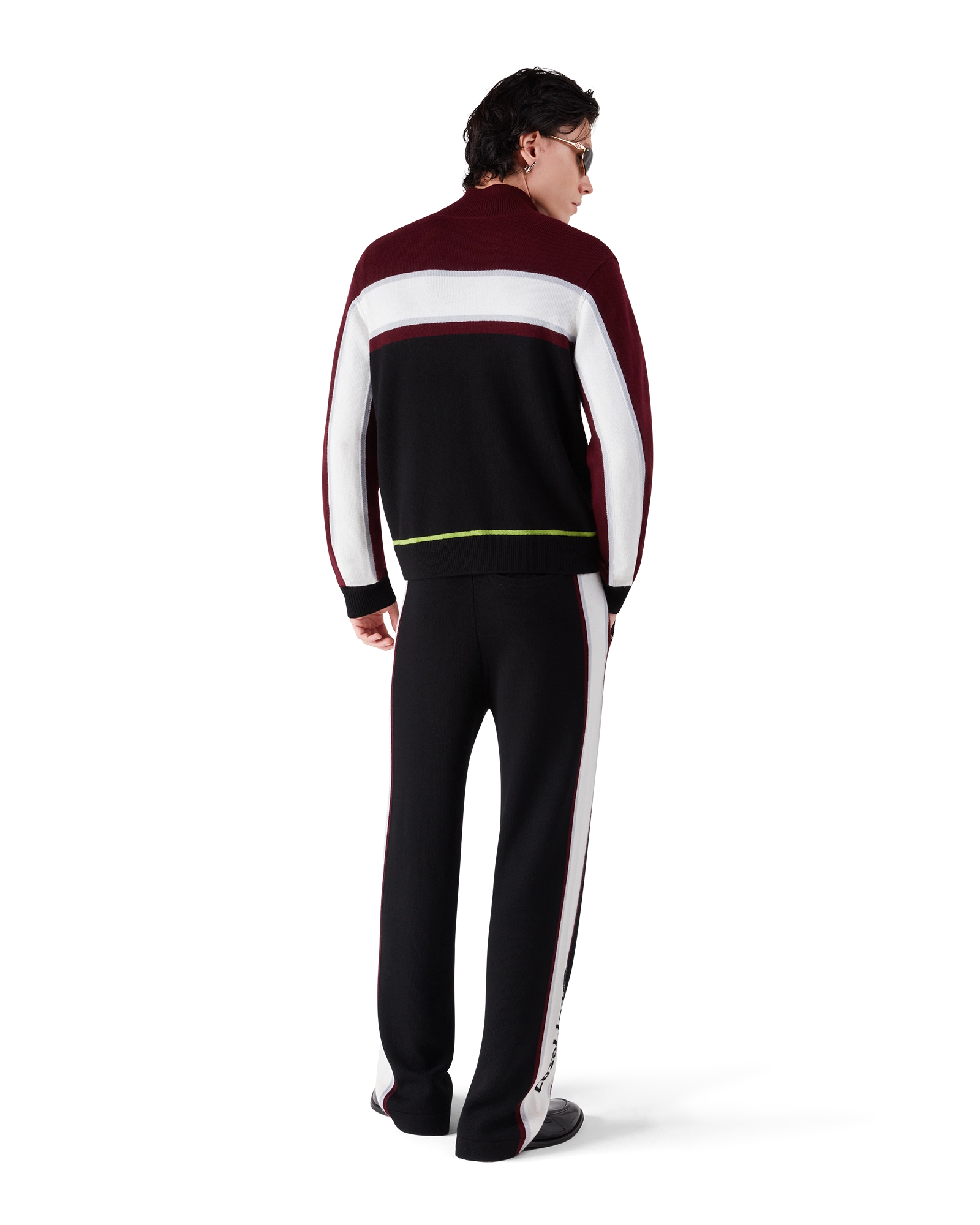 Stripe Merino Knit Trousers