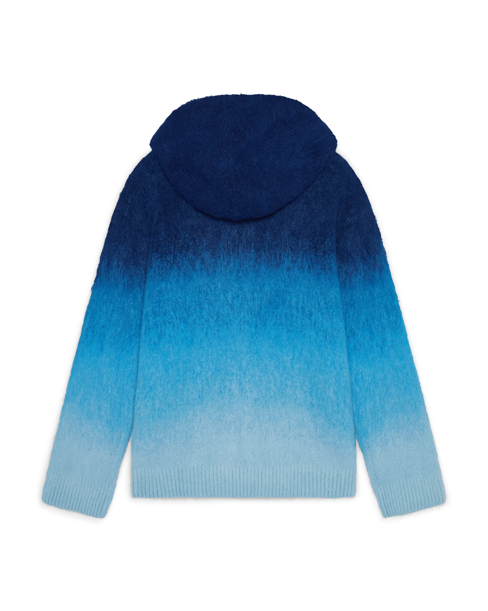 Gradient Mohair Hooded Sweatshirt