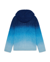 Gradient Mohair Hooded Sweatshirt