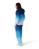 Gradient Mohair Hooded Sweatshirt