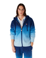 Gradient Mohair Hooded Sweatshirt