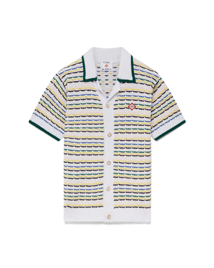 Tuck Stitch Short Sleeve Shirt