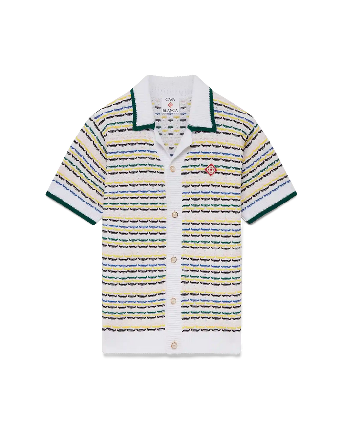 Tuck Stitch Short Sleeve Shirt