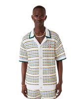 Tuck Stitch Short Sleeve Shirt