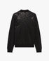 Hotfix Monogram Merino Long Sleeve Polo Shirt