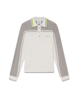 Tennis Boucle Long Sleeve Polo Shirt