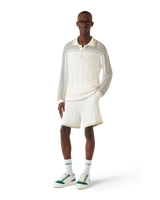 Tennis Boucle Long Sleeve Polo Shirt