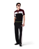 Stripe Merino Knit Polo
