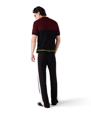 Stripe Merino Knit Polo