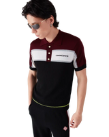 Stripe Merino Knit Polo