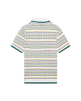 Tuck Stitch Short Sleeve Polo Shirt