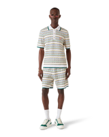 Tuck Stitch Short Sleeve Polo Shirt