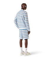 Tuck Stitch Long Sleeve Polo Shirt