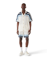 Tennis Cotton Crochet Short Sleeve Shirt