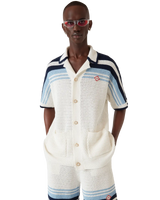 Tennis Cotton Crochet Short Sleeve Shirt
