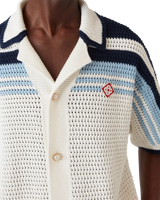 Tennis Cotton Crochet Short Sleeve Shirt