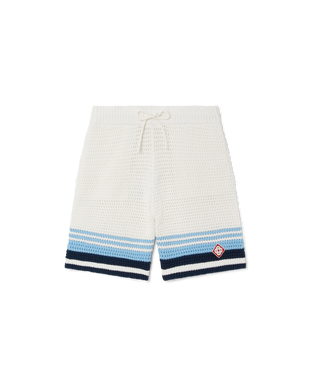 Tennis Cotton Crochet Shorts