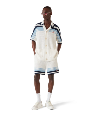 Tennis Cotton Crochet Shorts