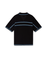 Tennis Cotton Crochet Short Sleeve Shirt