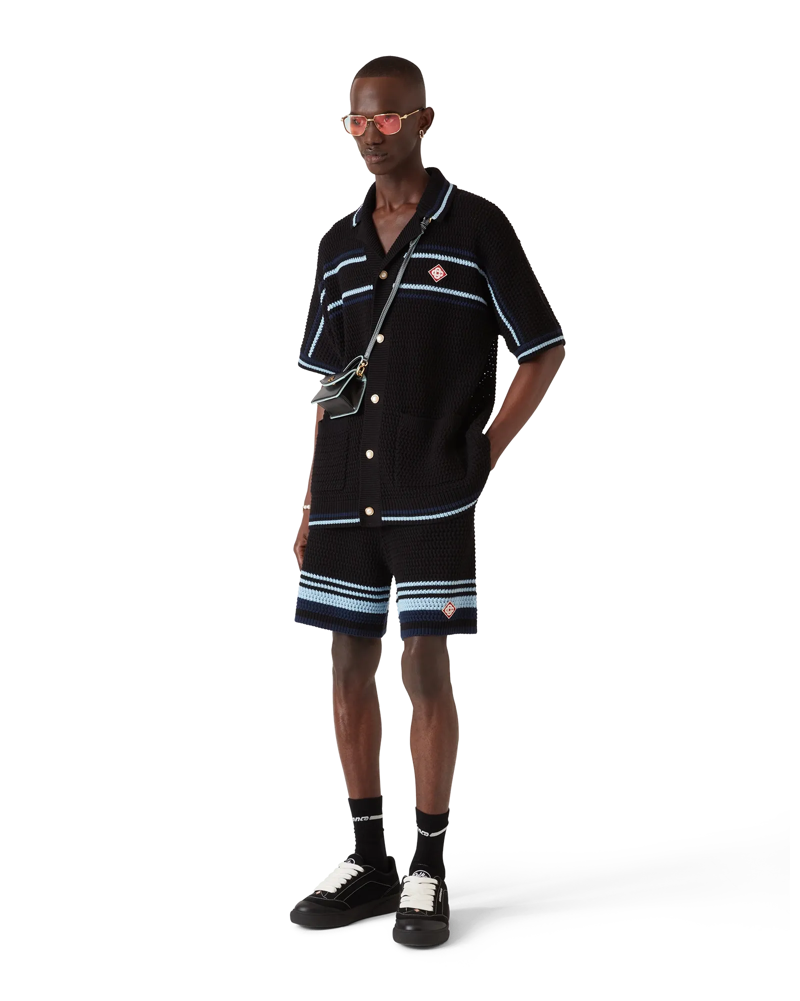 Tennis Cotton Crochet Shorts