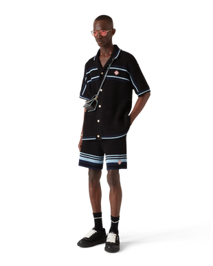 Tennis Cotton Crochet Shorts