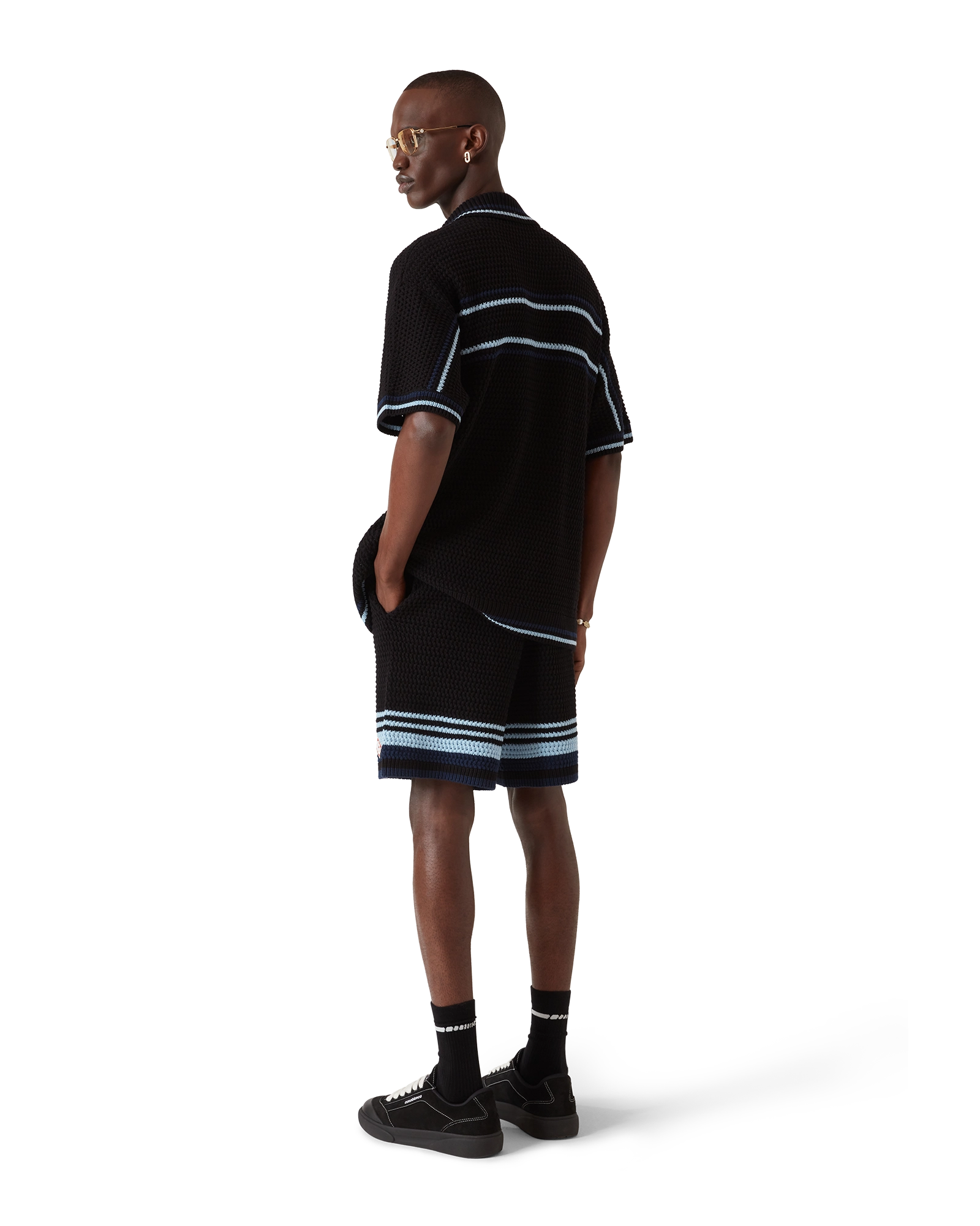 Tennis Cotton Crochet Shorts