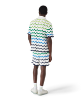 Wave Short Sleeve Knitted Shirt