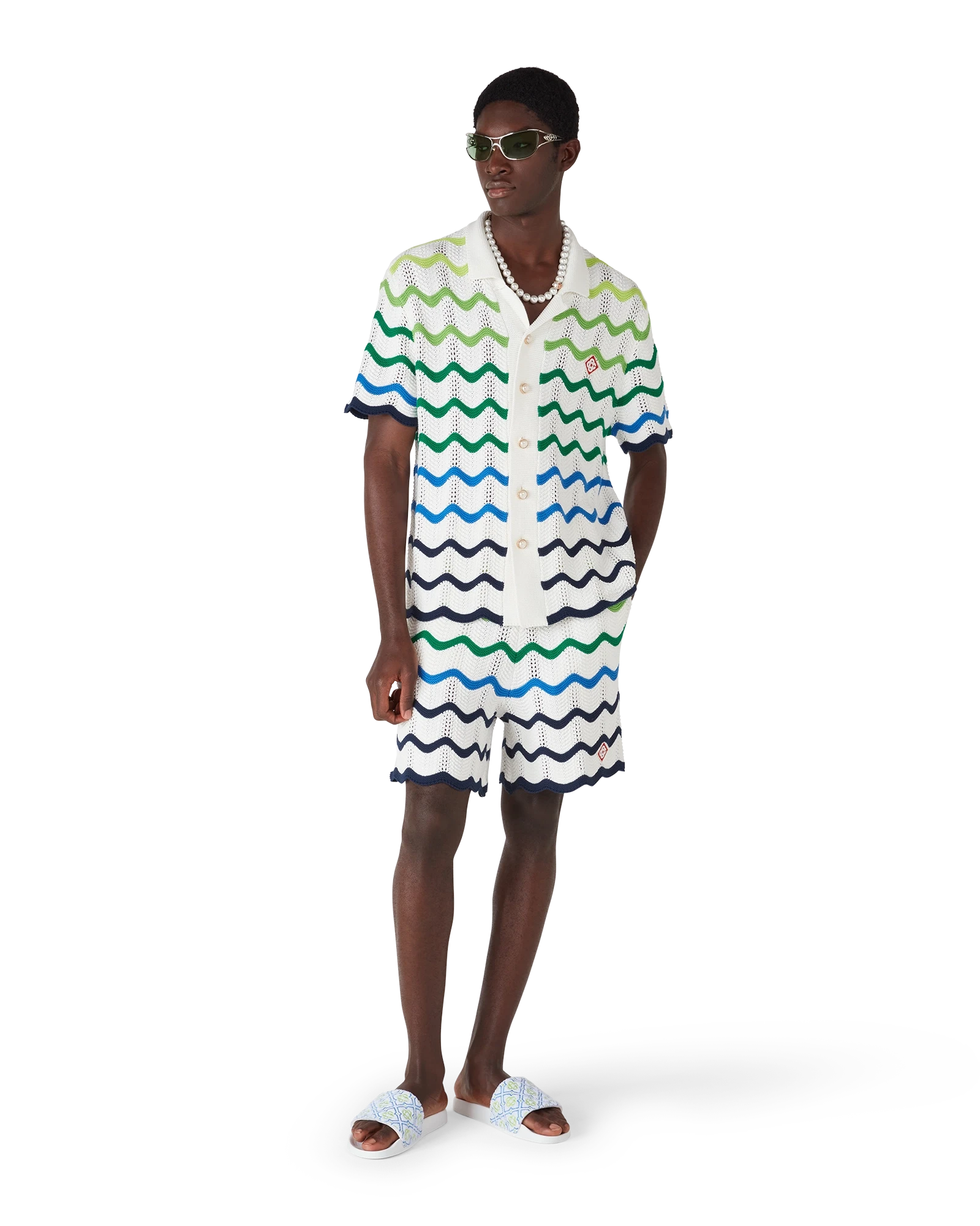 Wave Knitted Shorts