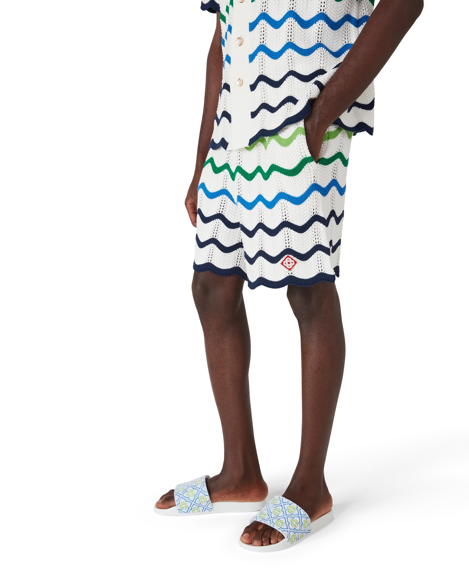 Wave Knitted Shorts