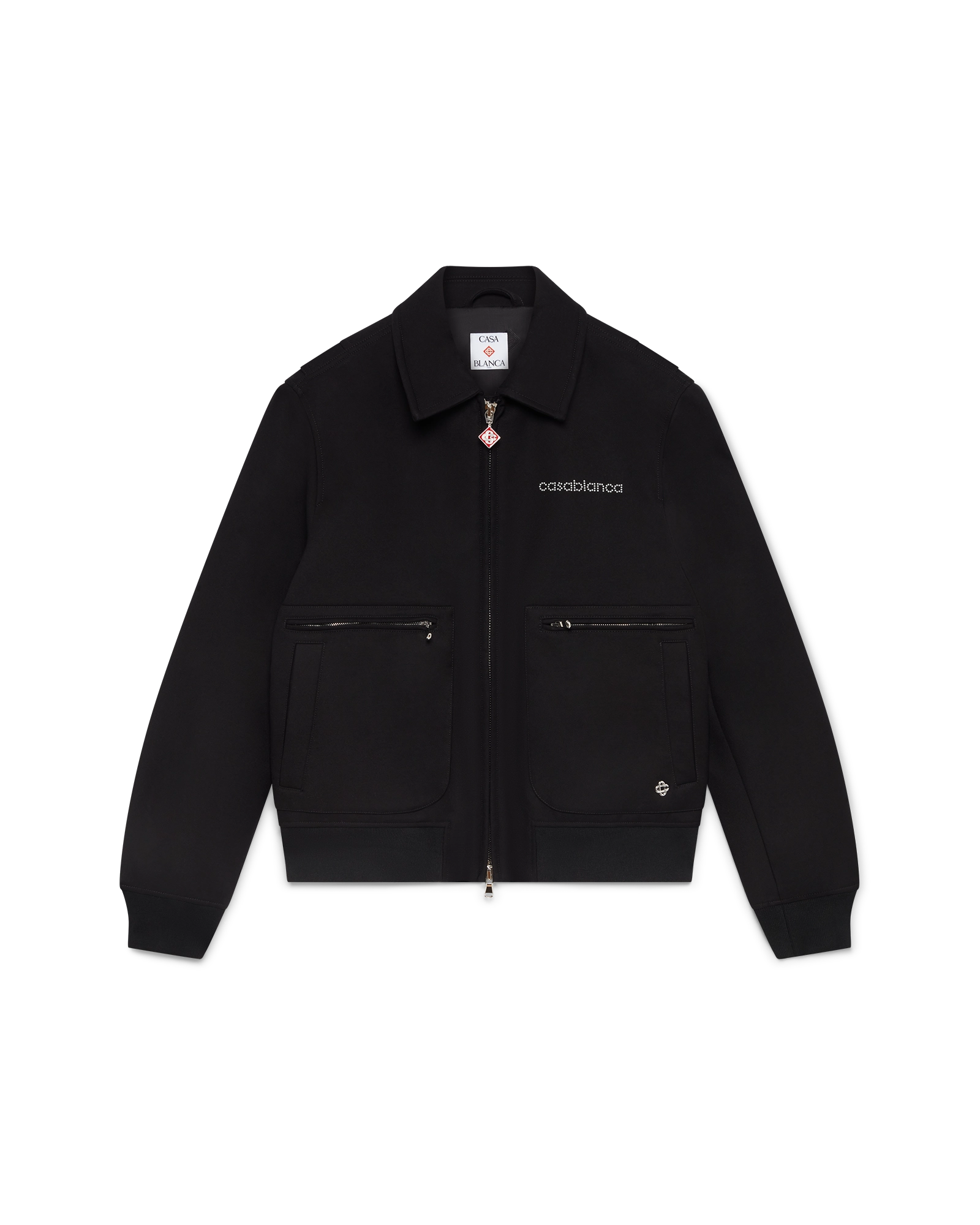 Black Wool Blouson