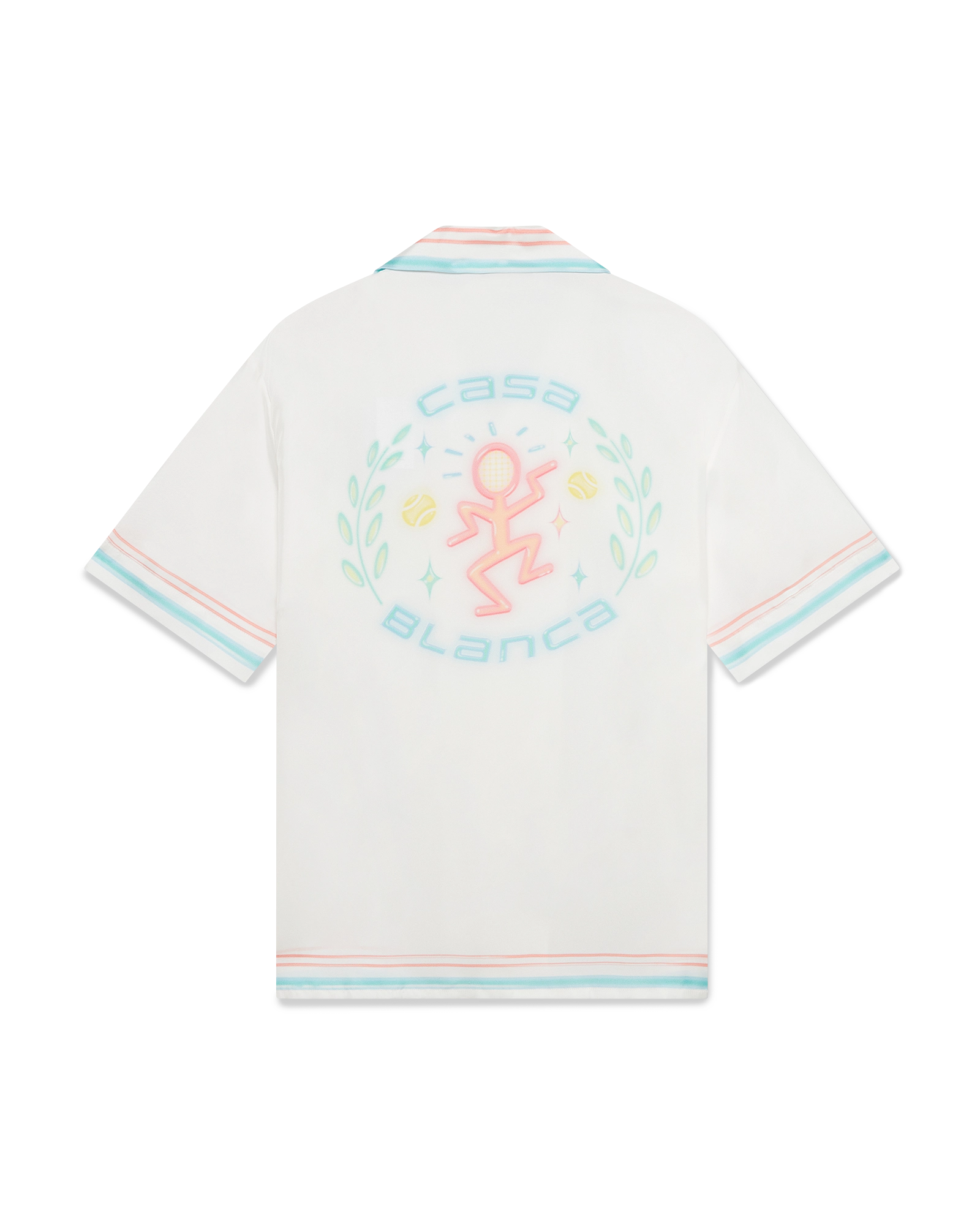 Dance Joy Short Sleeve Silk Shirt