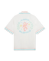 Dance Joy Short Sleeve Silk Shirt